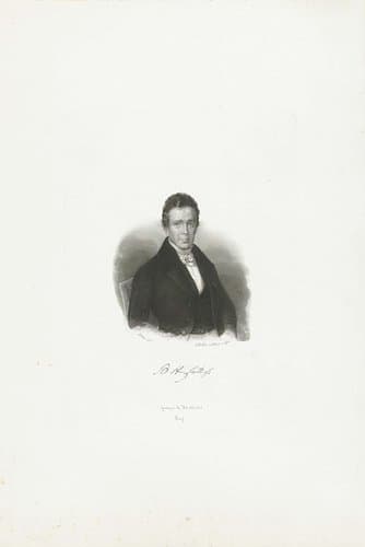 Portret van B.H. Lulofs by Jan Baptist Tetar van Elven