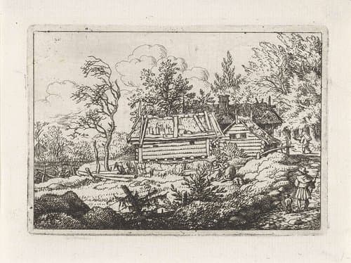 Pelgrim met een hond by Allaert van Everdingen