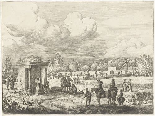 Gezicht op de bron van Watroz by Allaert van Everdingen
