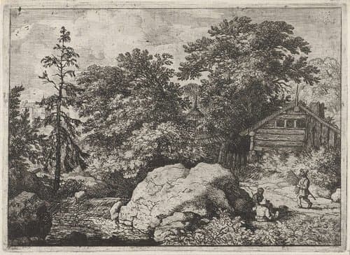 De heuvel by Allaert van Everdingen