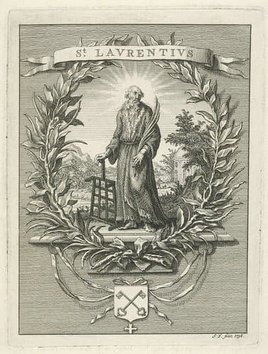 H. Laurentius by Simon Fokke