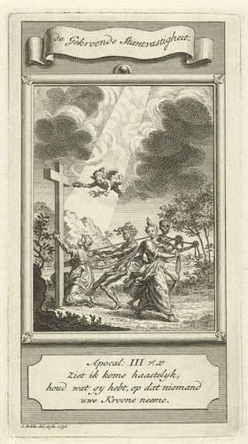 Allegorie op de standvastigheid by Simon Fokke