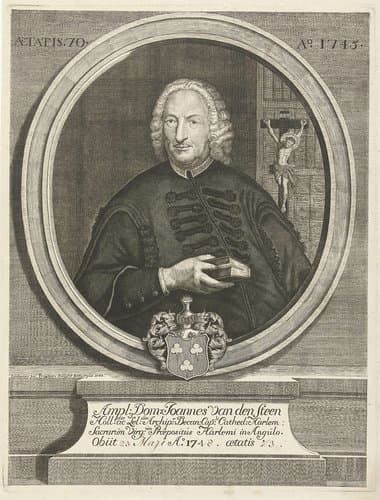 Portret van Joannes van den Steen by Lodewijk Joseph Fruytiers