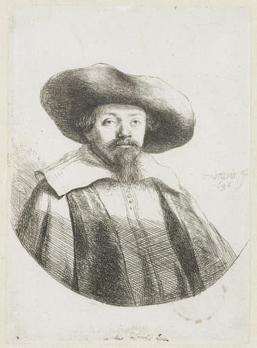 Samuel Menasseh ben Israel by Rembrandt van Rijn