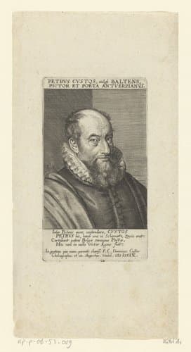 Portret van Peeter Baltens by Lucas Kilian