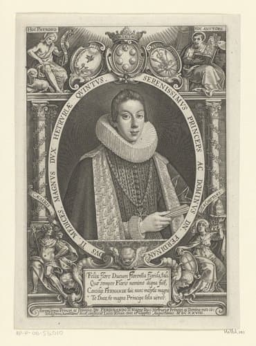 Portret van keizer Ferdinand II by Lucas Kilian