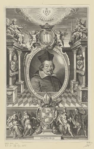 Portret van Franz Wilhelm by Lucas Kilian