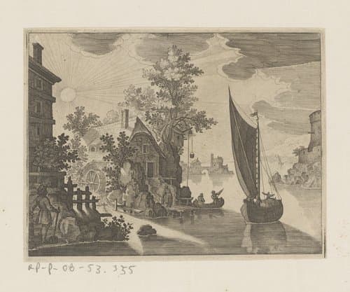 Zes landschappen by Matthäus Merian (I)