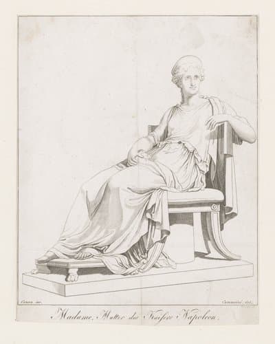 Portret van Maria Laetitia Ramolino by C. Müller