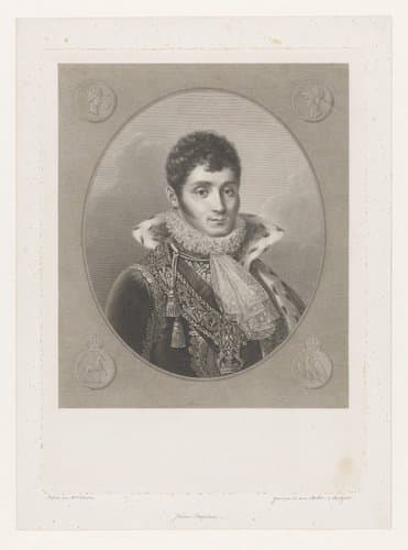 Portret van Jerôme Bonaparte by Johann Gotthard Müller; Johann Friedrich Wilhelm Müller