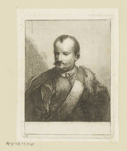 Portret van Radziwill by Johann Andreas Benjamin Nothnagel