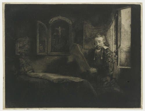Abraham Francen, apothecary by Rembrandt van Rijn