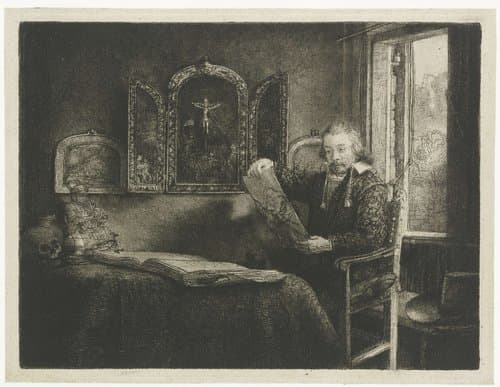 Abraham Francen, apothecary by Rembrandt van Rijn
