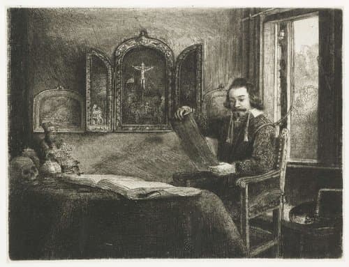 Abraham Francen by Rembrandt van Rijn