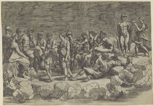 Verzameling der Goden op de Olympus