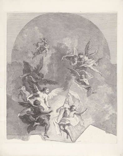 Hemelvaart van Christus by Francesco Bartolozzi