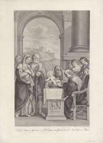 Besnijdenis van Christus by Francesco Bartolozzi