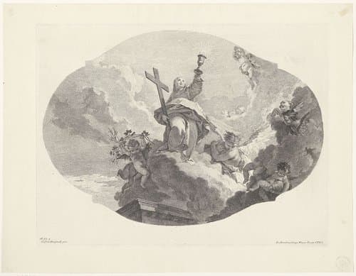 Triomf van het Geloof by Francesco Bartolozzi