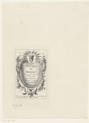 Figures de Modes by Jean Antoine Watteau