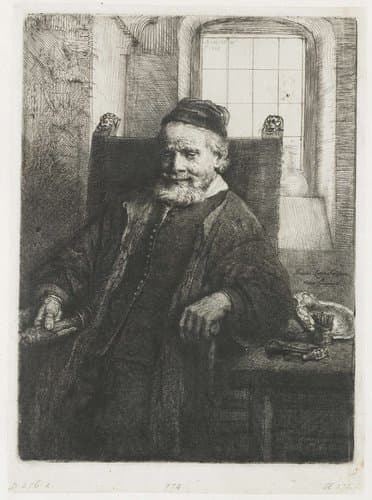 De goudsmid Jan Lutma by Rembrandt van Rijn