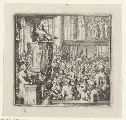 Illustratie voor de Decamerone van Boccaccio by Romeyn de Hooghe