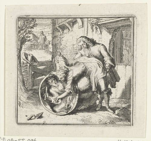 Illustratie voor de Decamerone van Boccaccio by Romeyn de Hooghe