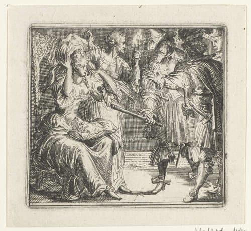 Illustratie voor de Decamerone van Boccaccio by Romeyn de Hooghe