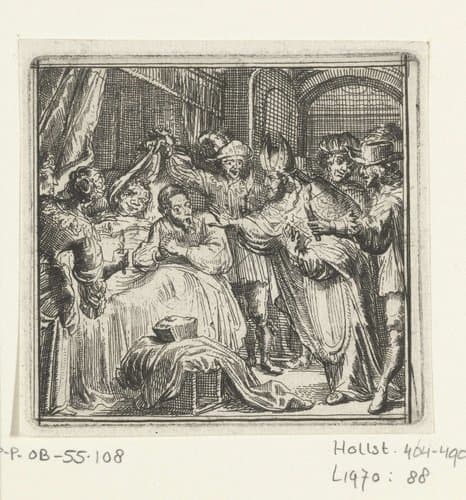 Illustratie voor de Decamerone van Boccaccio by Romeyn de Hooghe