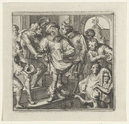 Illustratie voor de Decamerone van Boccaccio by Romeyn de Hooghe
