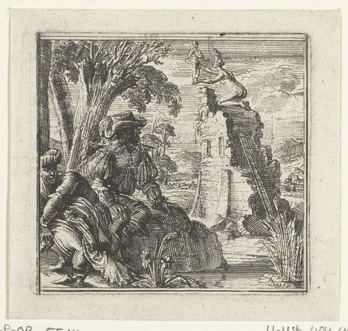 Illustratie voor de Decamerone van Boccaccio by Romeyn de Hooghe