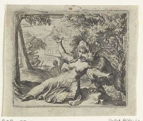 Illustratie voor de Decamerone van Boccaccio by Romeyn de Hooghe