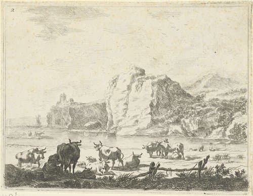 Landschappen met herders en vee
