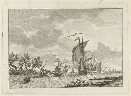 Riviergezicht by Gerrit Groenewegen