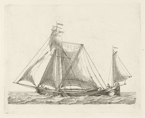 Verschillende schepen serie C by Gerrit Groenewegen