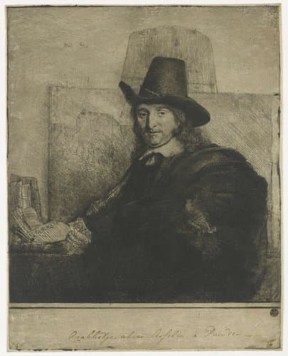 Jan Asselijn, painter by Rembrandt van Rijn