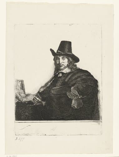 De schilder Jan Asselijn by Rembrandt van Rijn
