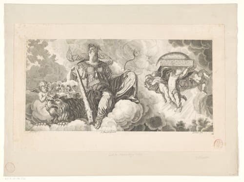 Hercules op wolken by Paul Decker (I)
