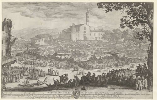 La Foire d'Impruneta by Jacques Callot