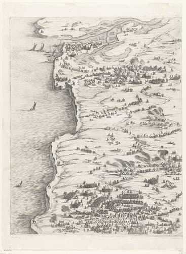 Beleg van La Rochelle by Jacques Callot