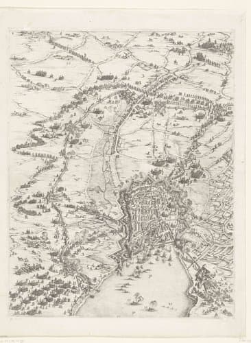 Beleg van La Rochelle by Jacques Callot
