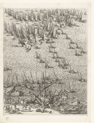Beleg van Saint Martin op het Île de Ré by Jacques Callot
