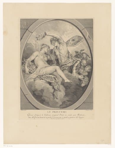 Oeuvre van Antoine Watteau by Louis Desplaces