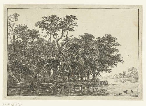 Het kleine schiereiland by Simon de Vlieger