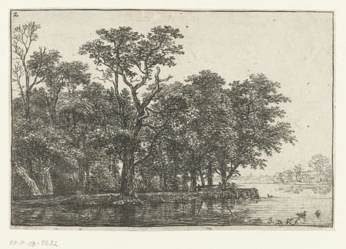 Het kleine schiereiland by Simon de Vlieger