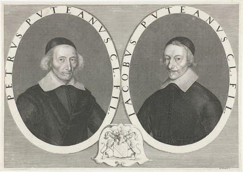 Portret van Pierre en Jacques Dupuy by Robert Nanteuil