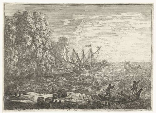 De storm by Claude Lorrain