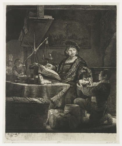 Jan Uytenbogaert by Rembrandt van Rijn