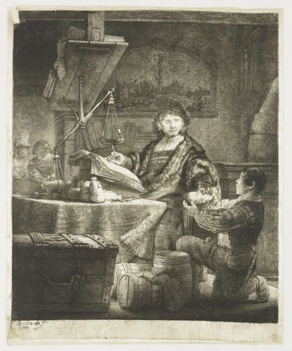 Jan Uytenbogaert by Rembrandt van Rijn