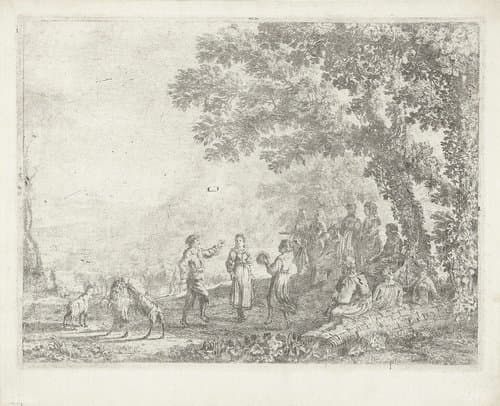 Boerendans by Claude Lorrain