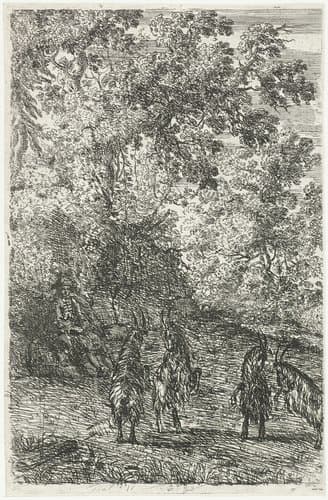 Les Quatre Chèvres by Claude Lorrain